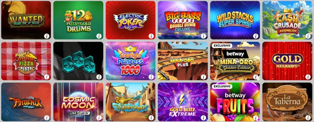 Betway juegos de grandes victorias